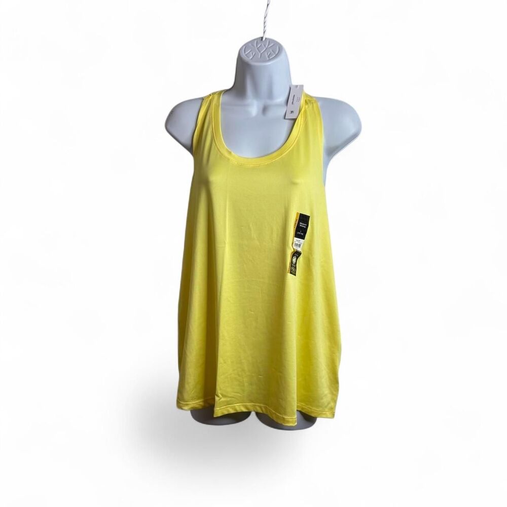 NWT L Athletic Works Lemon Freeze Racerback Tank Top
